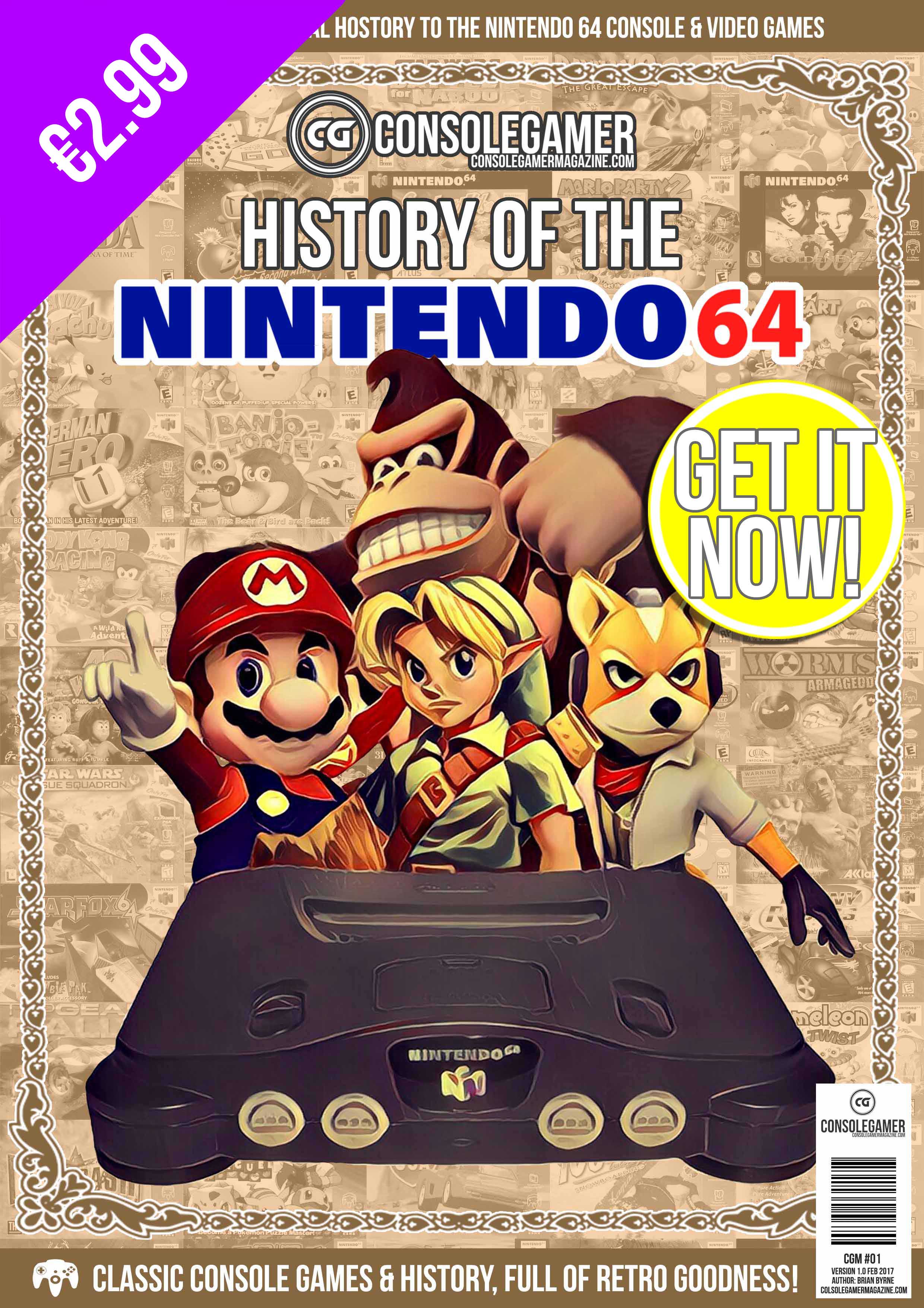 Console Gamer Magazine issue 01 nintendo 64